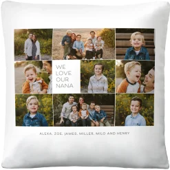 Favorite Pictures Photo Collage Throw Pillow