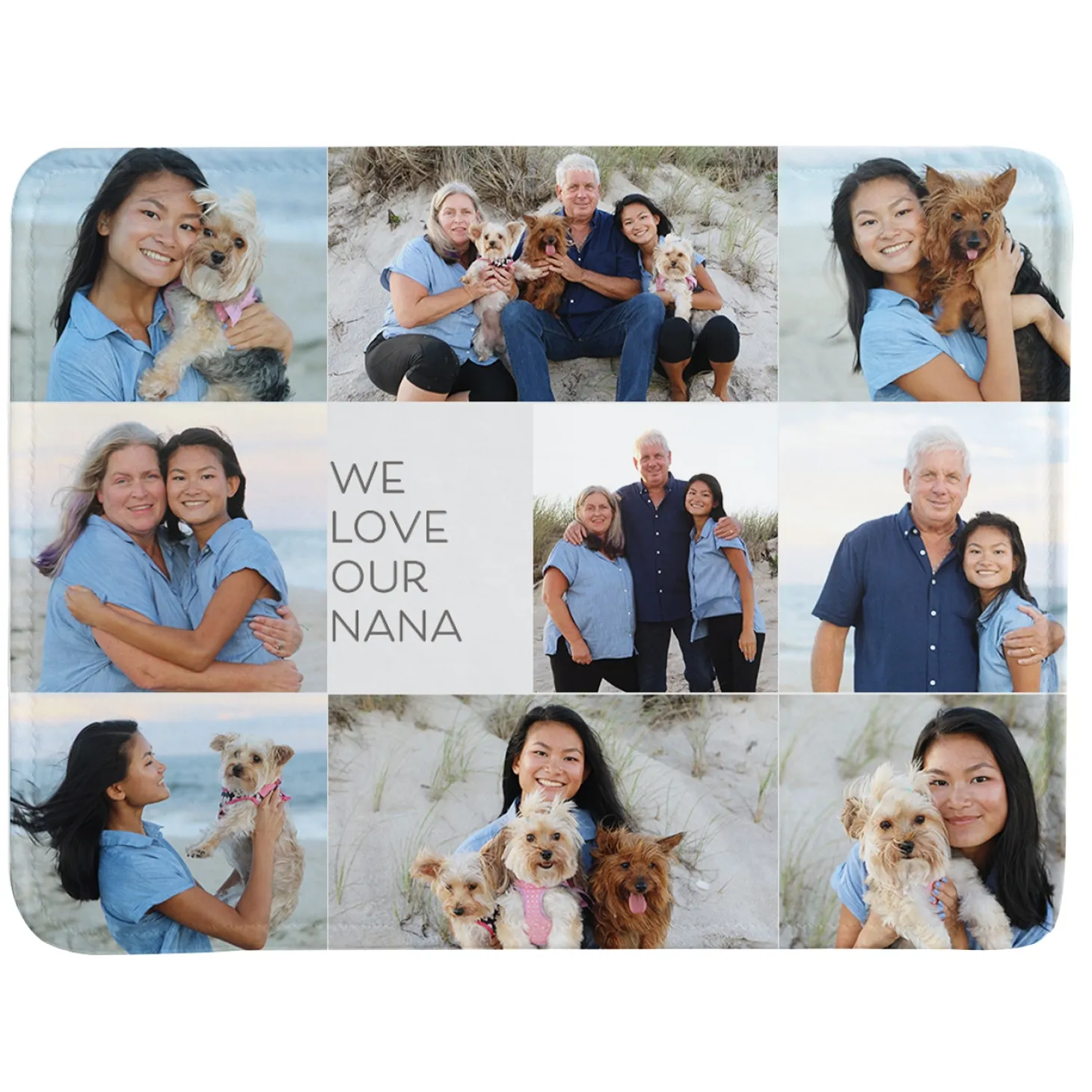 Favorite Pictures Photo Collage Plush Blanket