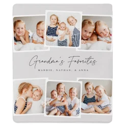 Favorites Multi-Photo Plush Blanket