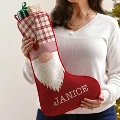 Festive Gnome Stocking