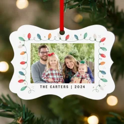 Festive Lights Photo Ornament