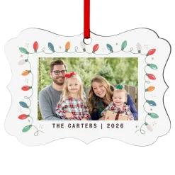 Festive Lights Photo Ornament