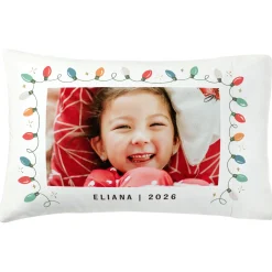 Festive Lights Photo Pillowcase