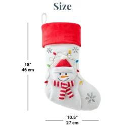 Festive Light-Up Character Stocking