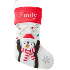 Festive Light-Up Character Stocking