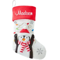Festive Light-Up Character Stocking
