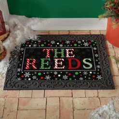 Festive Name Doormat