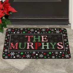 Festive Name Doormat