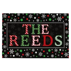 Festive Name Doormat