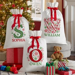 Festive Name Oversized Gift Bag