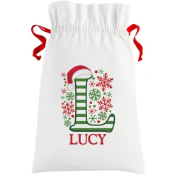 Festive Name Oversized Gift Bag