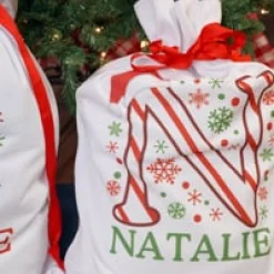 Festive Name Oversized Gift Bag