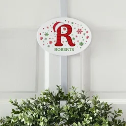 Festive Name Wreath Holder