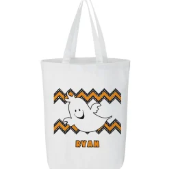 Fiendish Fun Halloween White Treat Bag