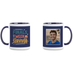 Finals Week Survivor Student Photo Mug