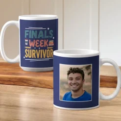 Finals Week Survivor Student Photo Mug