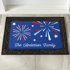 Firework Stars Doormat