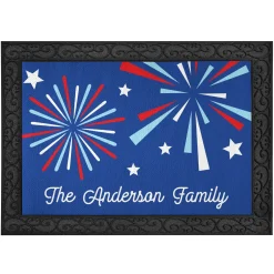 Firework Stars Doormat
