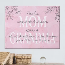 First a Mom Canvas