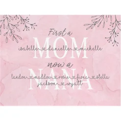 First a Mom Wood Block