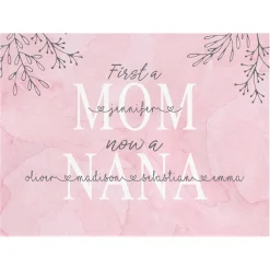 First a Mom Wood Block