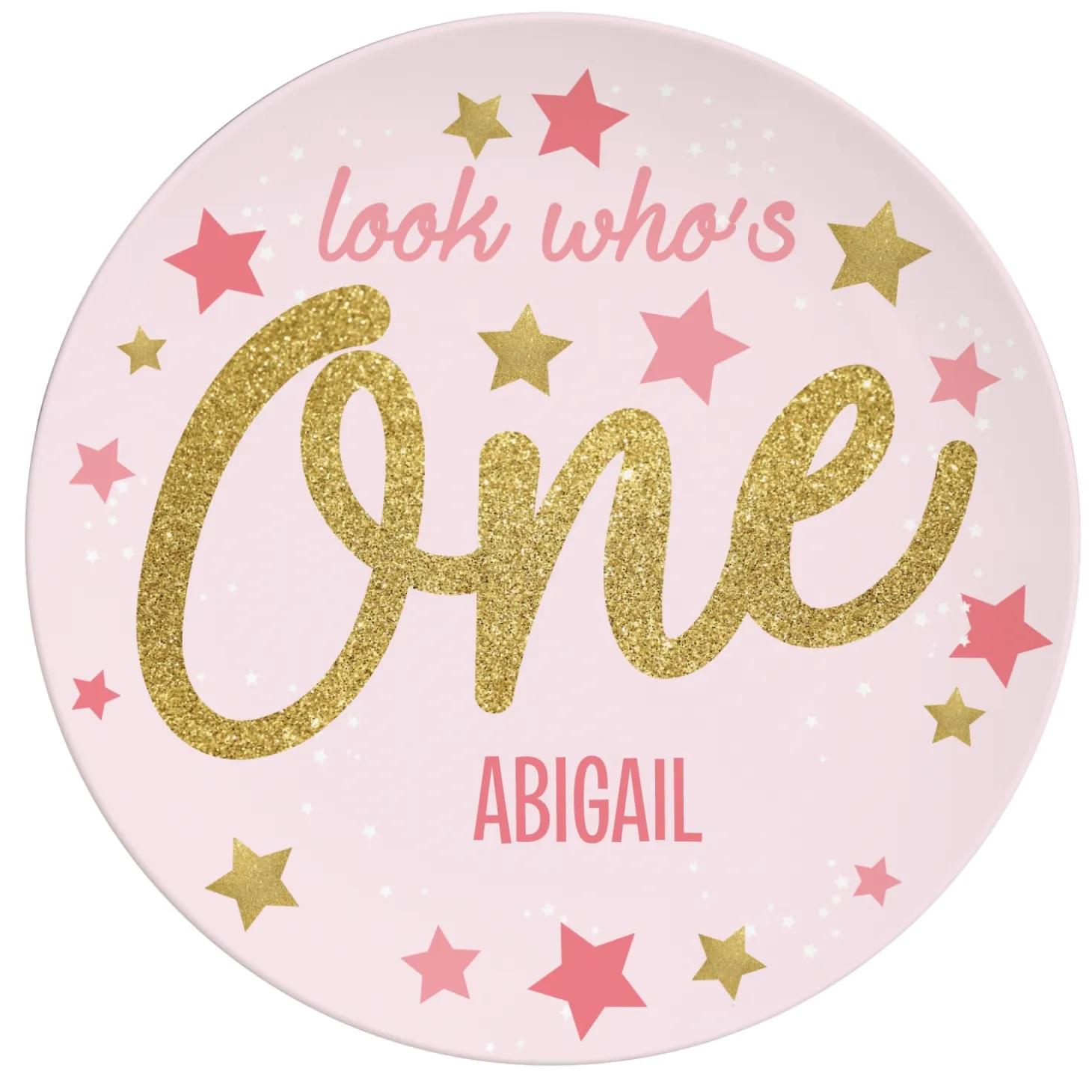 First Birthday Personalized Tableware