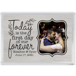 First Day Of Forever Photo Glass Block