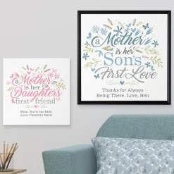 First Memories Floral Canvas