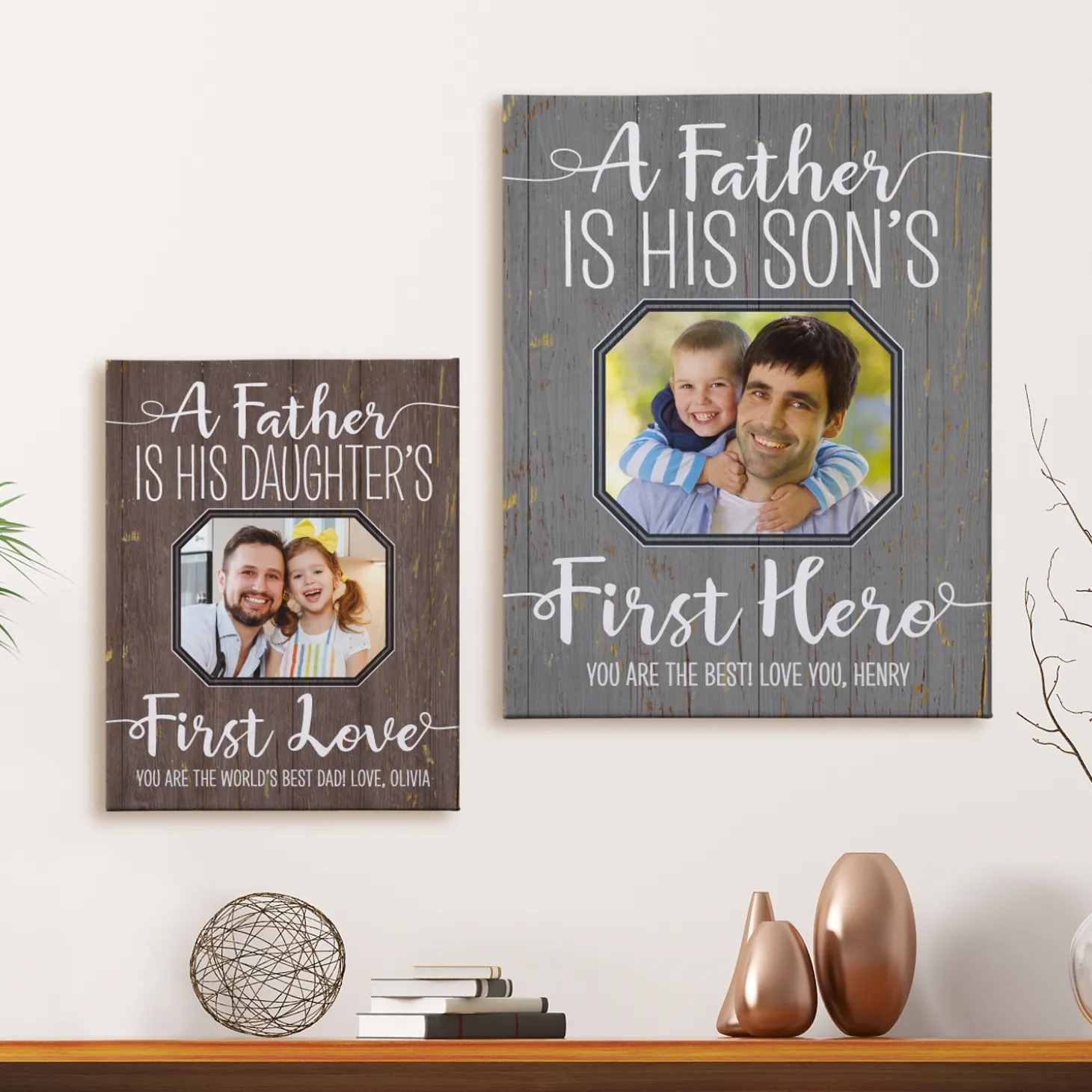 First Memories Photo Canvas