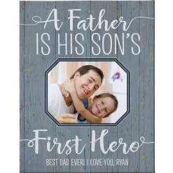 First Memories Photo Canvas