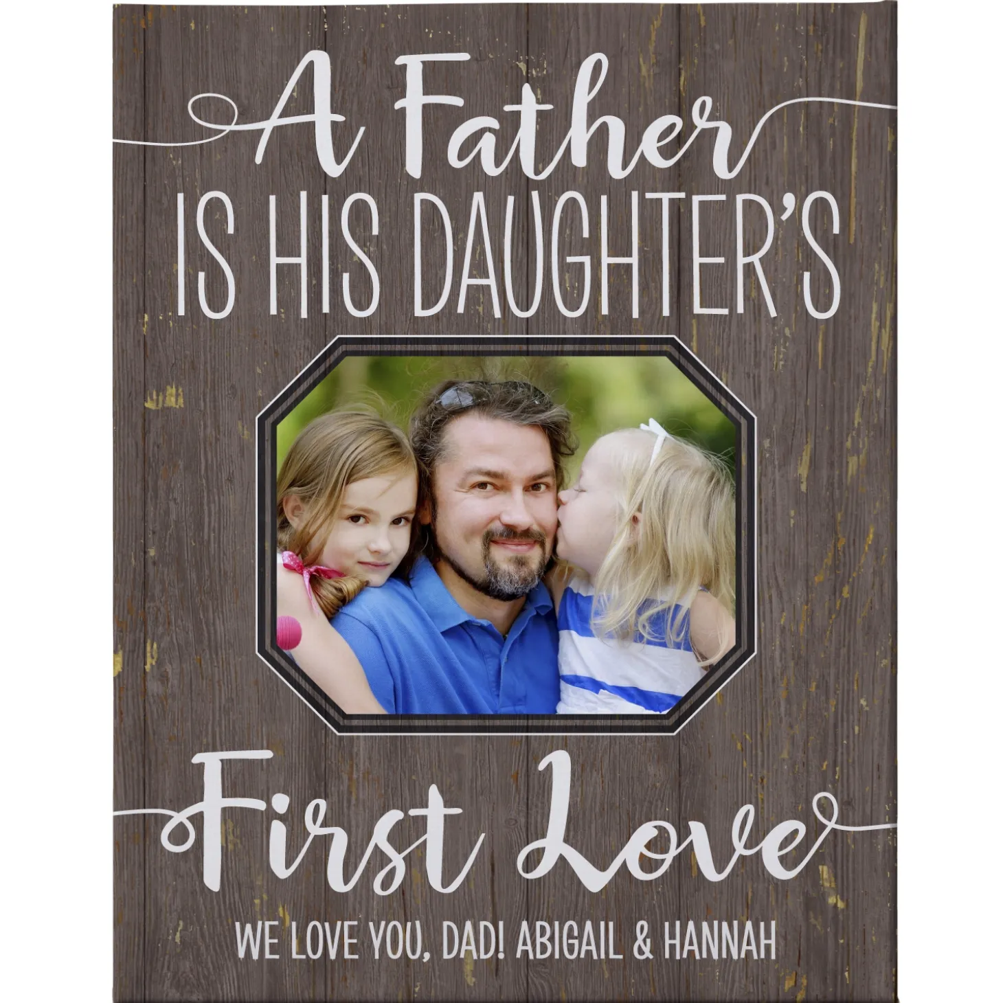 First Memories Photo Canvas