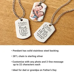 First Memories Photo Dog Tag