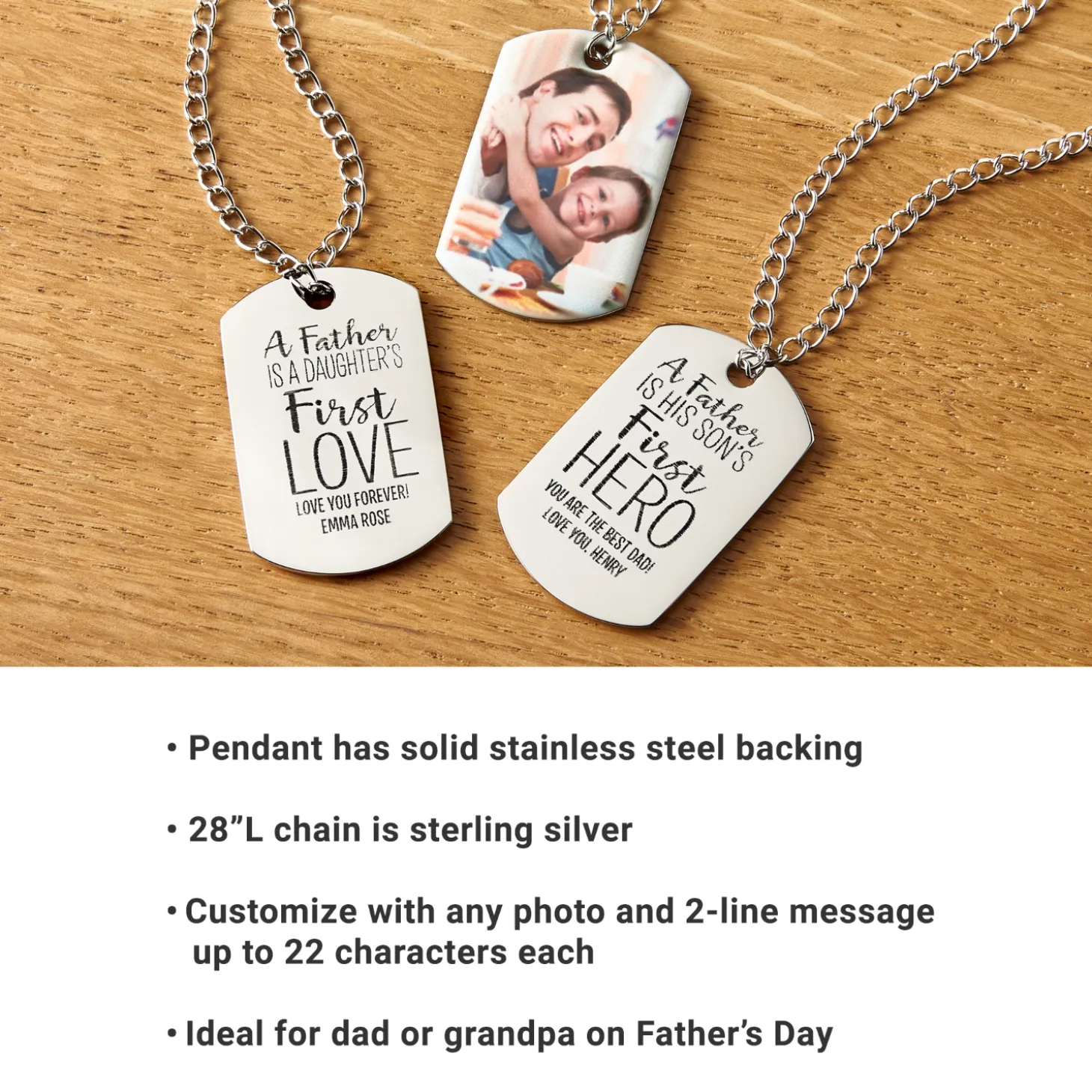First Memories Photo Dog Tag