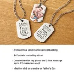 First Memories Photo Dog Tag