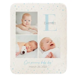 First Moments Photo Quilted Baby Blanket