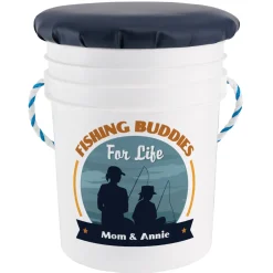 Fishing Buddies Seated Pail