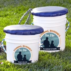 Fishing Buddies Seated Pail