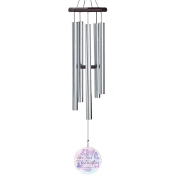 Flies With Butterflies Sympathy 30 inch Wind Chime