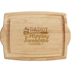 Flipping Awesome Oversized BBQ Cutting Board