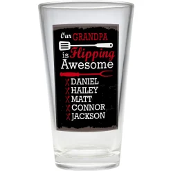 Flipping Awesome Pint Beer Glasses