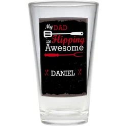 Flipping Awesome Pint Beer Glasses