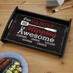 Flipping Awesome Wood Tray