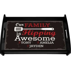 Flipping Awesome Wood Tray