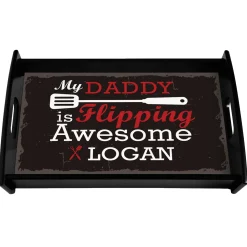 Flipping Awesome Wood Tray