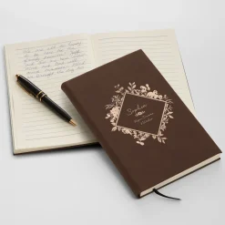 Floral Blossoms Leatherette Journal