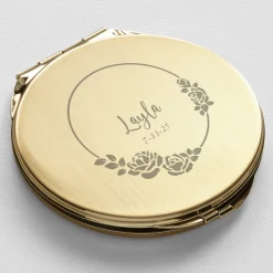 Floral Blossoms Purse Mirror