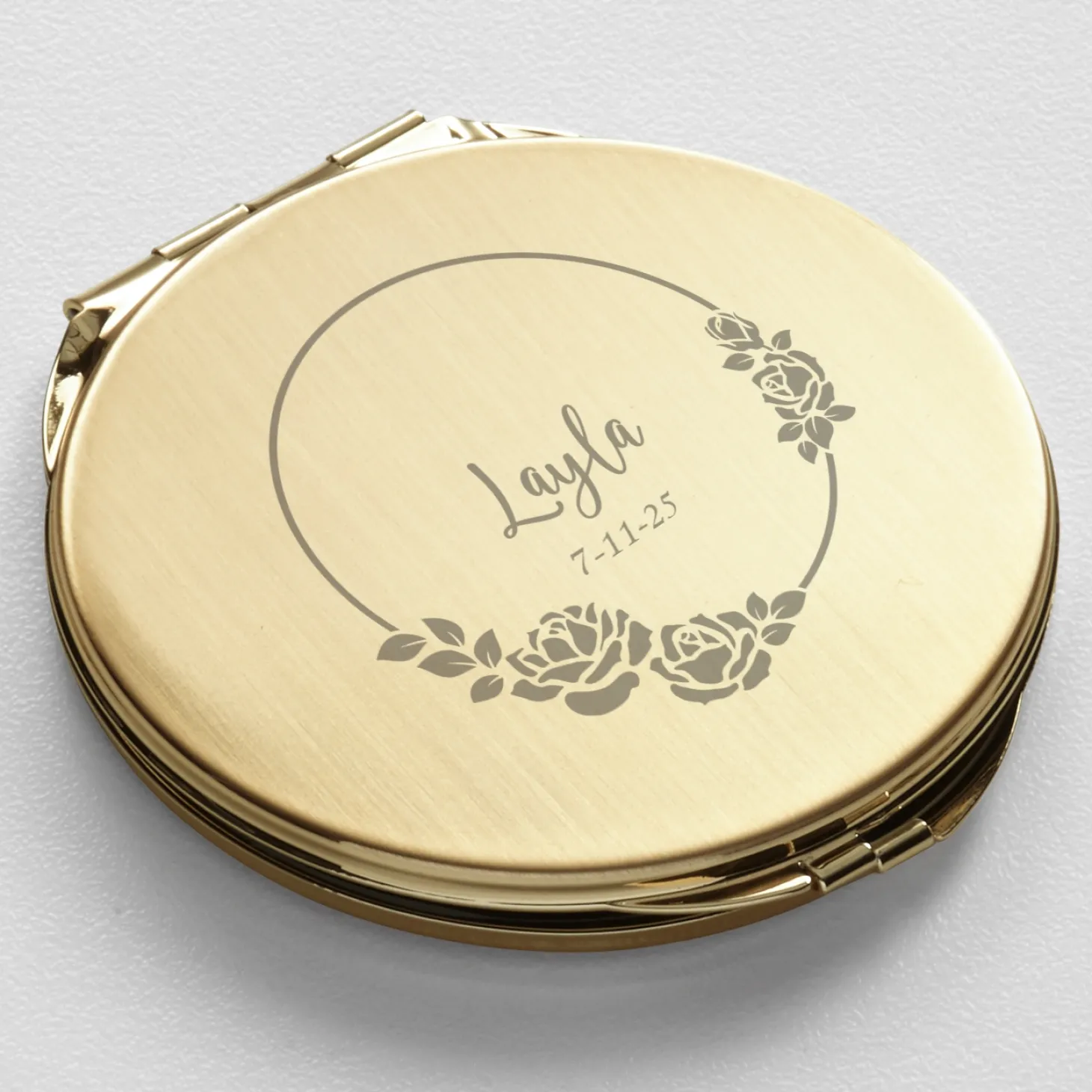 Floral Blossoms Purse Mirror