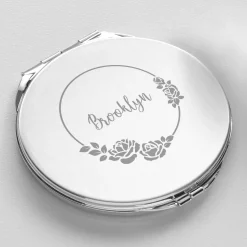 Floral Blossoms Purse Mirror