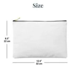 Floral Ditzy Print Zipper Pouch