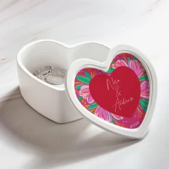 Floral Heart Keepsake Box